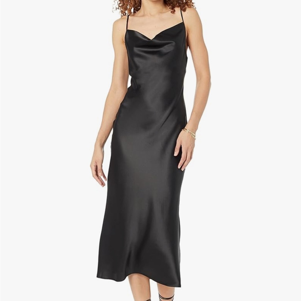 Elegant Black Midi Dress